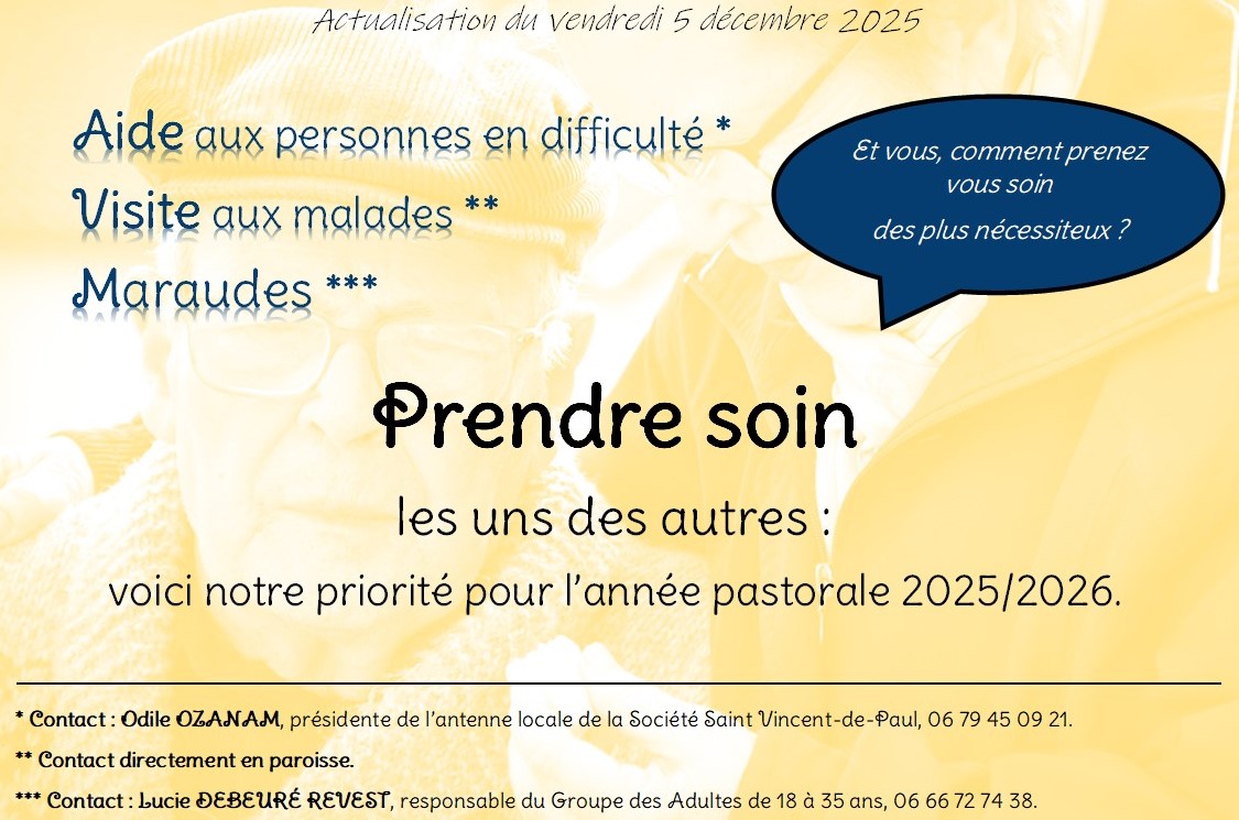 Actualisation du projet pastoral site