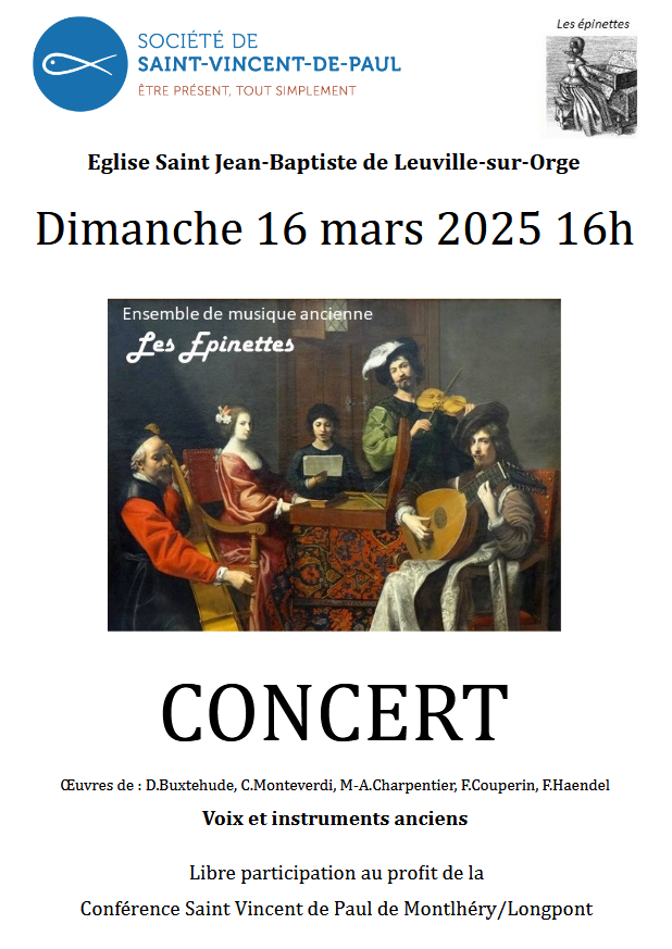 Concert du 16 mars 2025