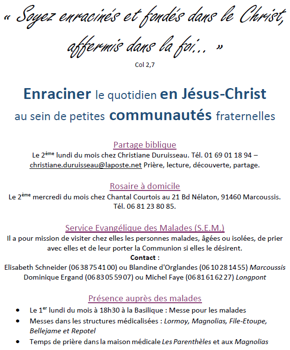 TAF flyer 24 25 comm. fraternelles