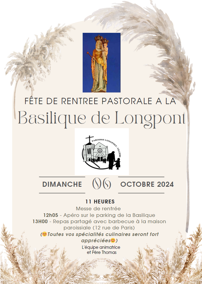 rentree pastorale 2024 longpont villiers